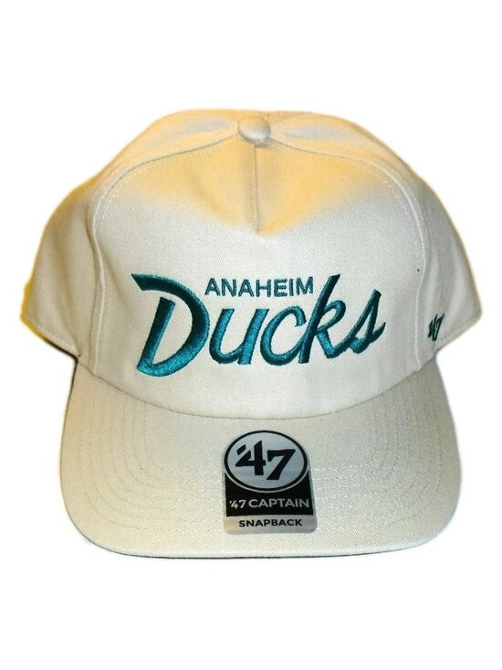 ‘47 Brand Other - Anaheim Mighty Ducks Script Logo 47 brand Captain Style Mens Snapback hat New